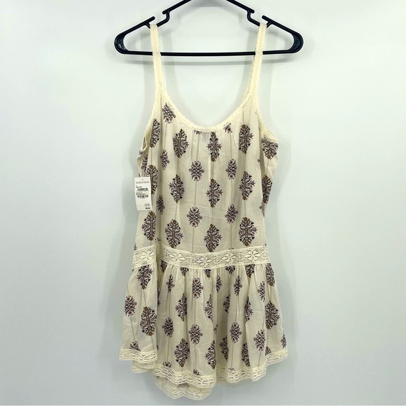 Rubbish NWT Lace Top – Cream & Brown – Size Medium - Picture 3 of 11